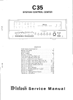 McIntosh C-35 - Service manual